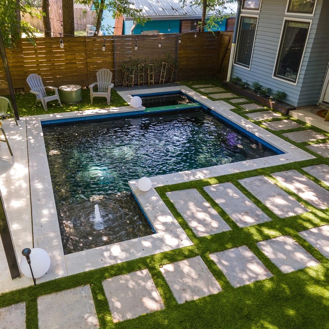 Modern Geometric Pool Design