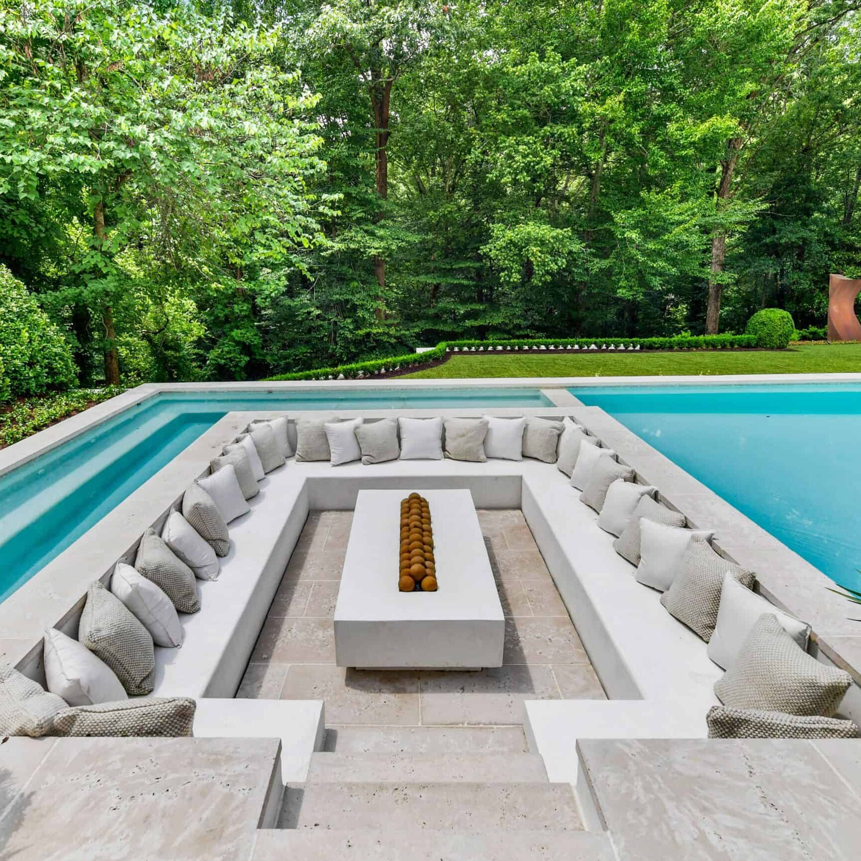 Elegant Pool with Lush Grass Surround